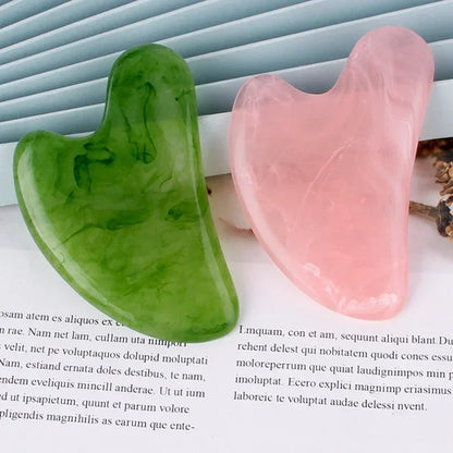 Gua Sha Beeswax Face Massager — Sculpting & Lymphatic Drainage Tool