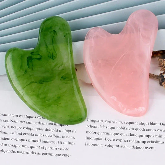 Gua Sha Beeswax Face Massager — Sculpting & Lymphatic Drainage Tool