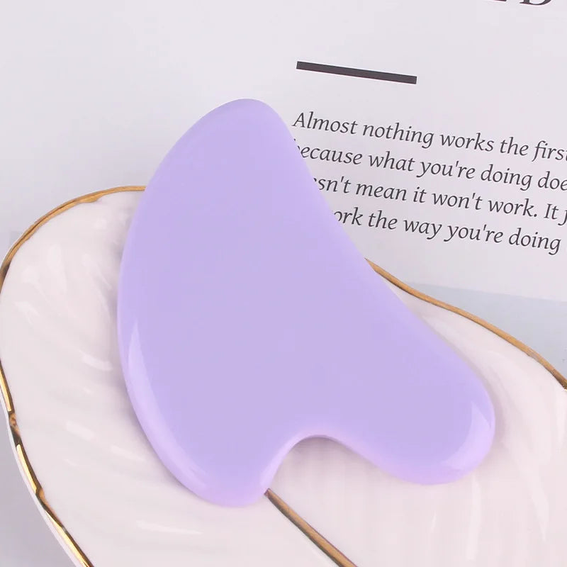 Gua Sha Beeswax Face Massager — Sculpting & Lymphatic Drainage Tool