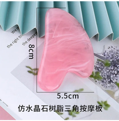 Gua Sha Beeswax Face Massager — Sculpting & Lymphatic Drainage Tool