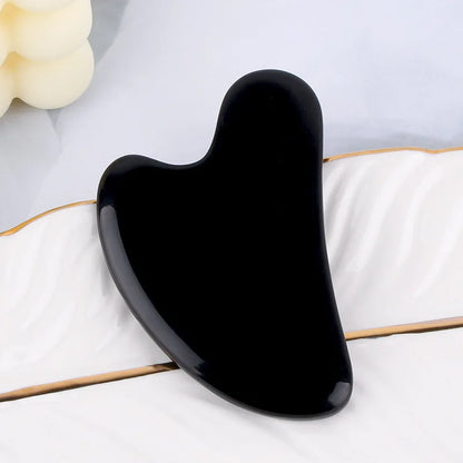 Gua Sha Beeswax Face Massager — Sculpting & Lymphatic Drainage Tool