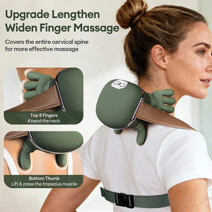 4D Neck & Shoulder Massager — Deep Kneading with Heat
