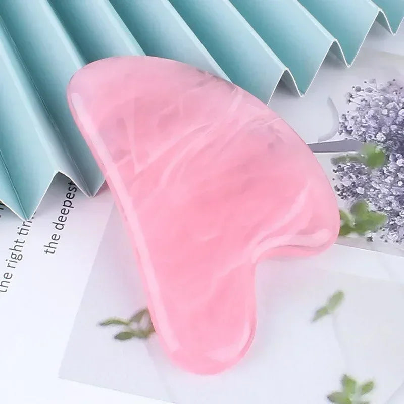 Gua Sha Beeswax Face Massager — Sculpting & Lymphatic Drainage Tool