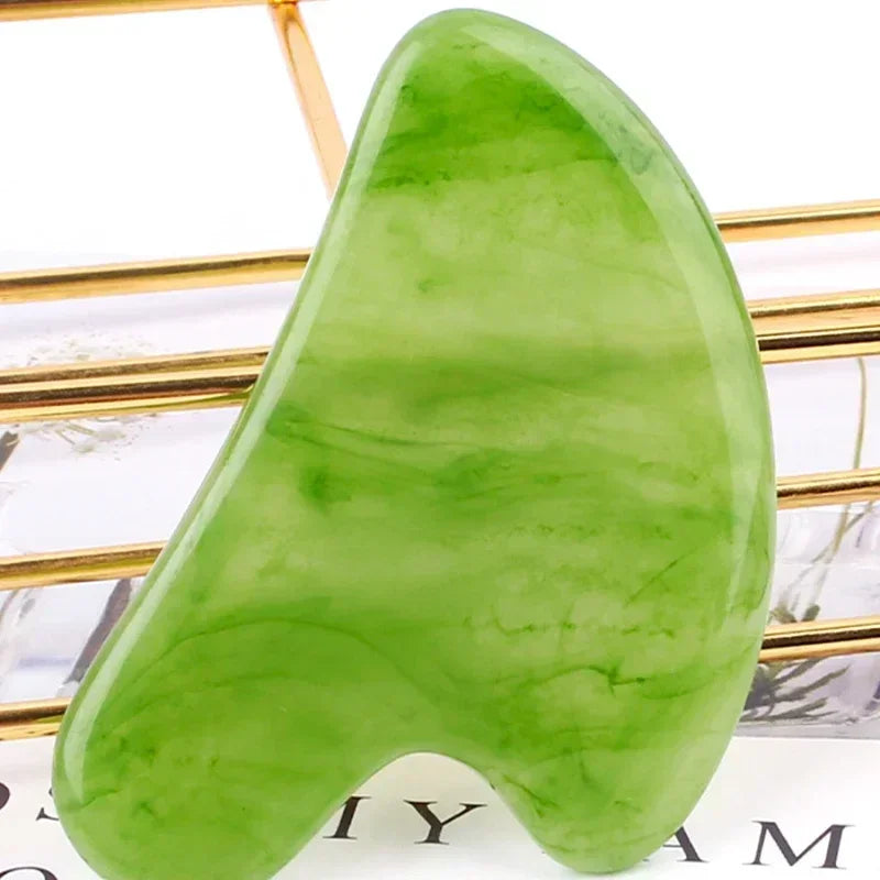Gua Sha Beeswax Face Massager — Sculpting & Lymphatic Drainage Tool