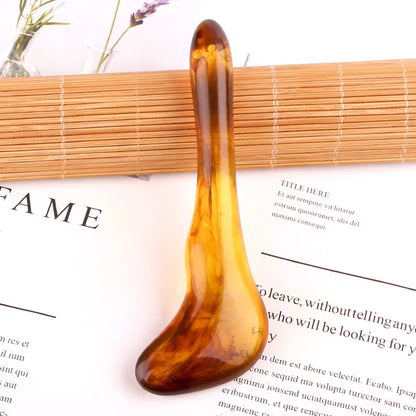 Gua Sha Beeswax Face Massager — Sculpting & Lymphatic Drainage Tool