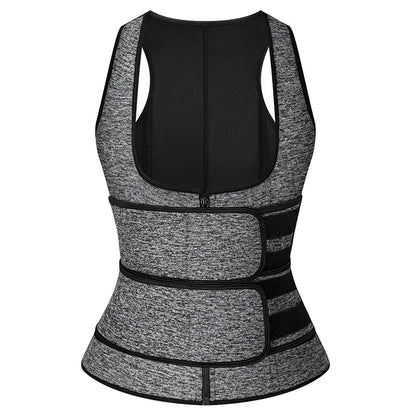 Neoprene Sauna Waist Trainer Top — Sweat Vest for Women
