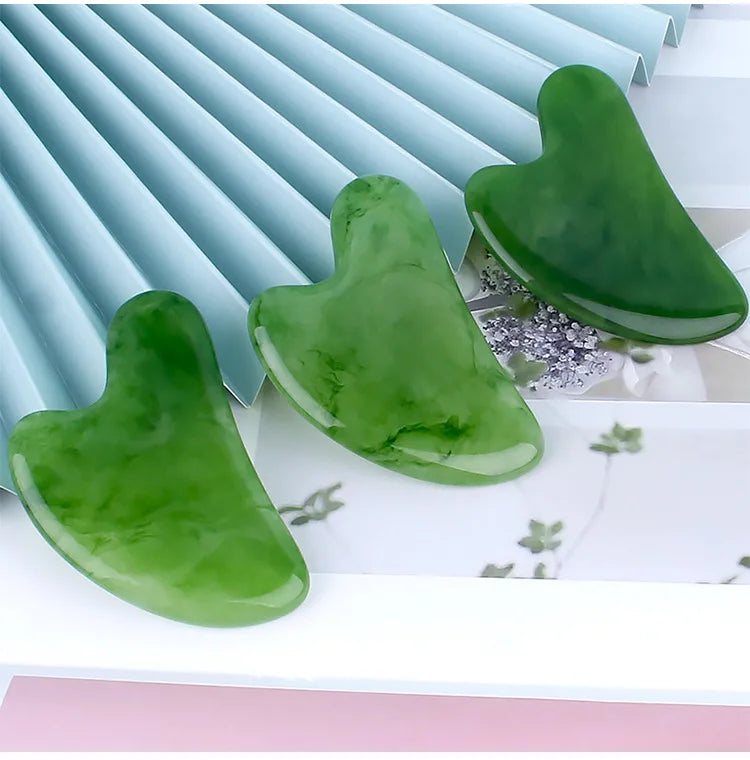 Gua Sha Beeswax Face Massager — Sculpting & Lymphatic Drainage Tool