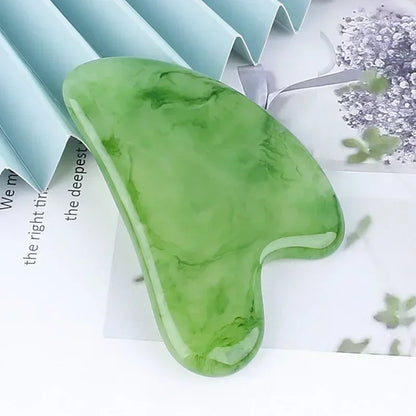 Gua Sha Beeswax Face Massager — Sculpting & Lymphatic Drainage Tool