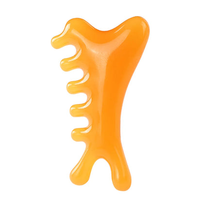 Gua Sha Beeswax Face Massager — Sculpting & Lymphatic Drainage Tool