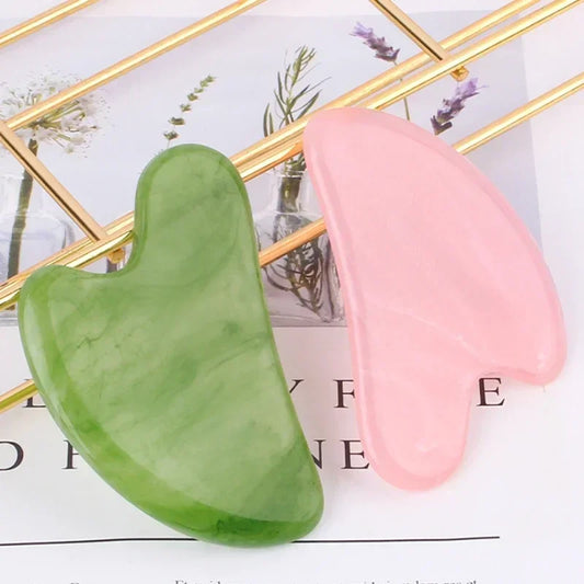 Gua Sha Beeswax Face Massager — Sculpting & Lymphatic Drainage Tool