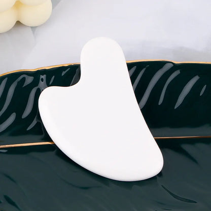 Gua Sha Beeswax Face Massager — Sculpting & Lymphatic Drainage Tool