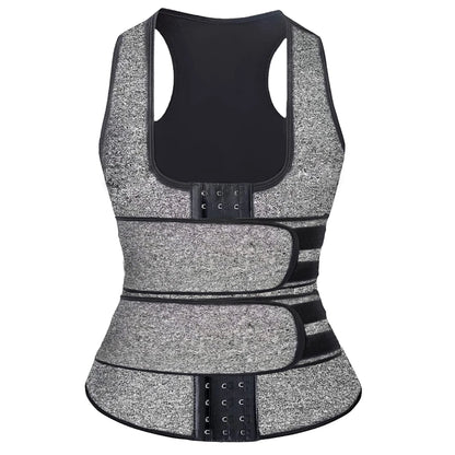 Neoprene Sauna Waist Trainer Top — Sweat Vest for Women