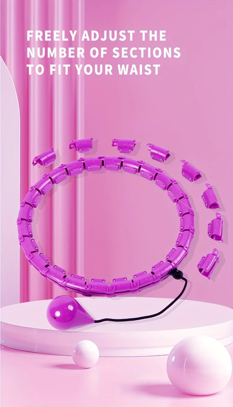 Smart Weighted Hula Hoop — Waist Trainer & Belly Massage Ring