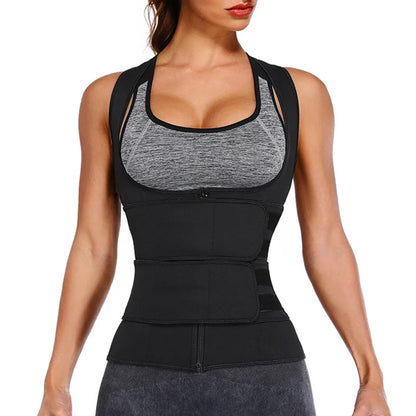 Neoprene Sauna Waist Trainer Top — Sweat Vest for Women